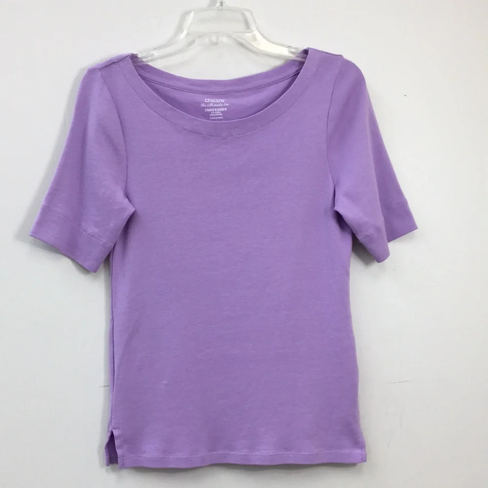 Chico's Women's Pastel Casual Tops Bundle of 3 Size 0/S EXCELLENT Condition